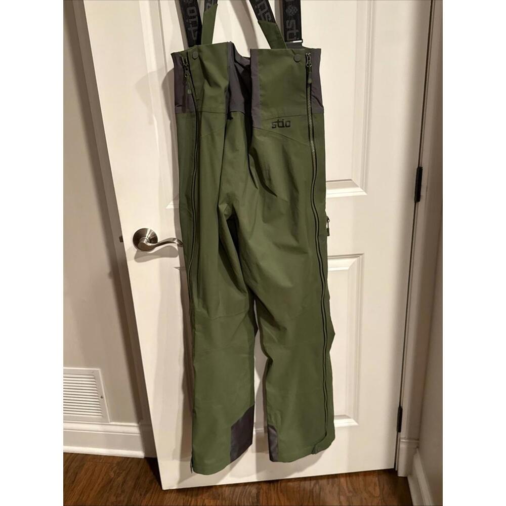 Stio Men's Environ Bib Pine Forest Size Medium Regular NWT $459 MSRP - Picture 10 of 11